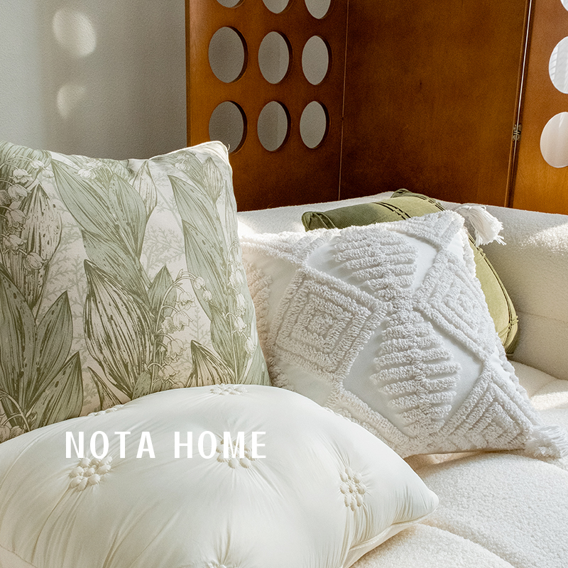 簇绒抱枕轻奢高级感软装靠枕