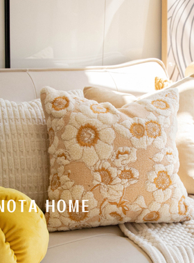 法式抱枕奶油风客厅沙发靠垫民宿抱枕套柔软靠枕床上腰枕方形坐垫