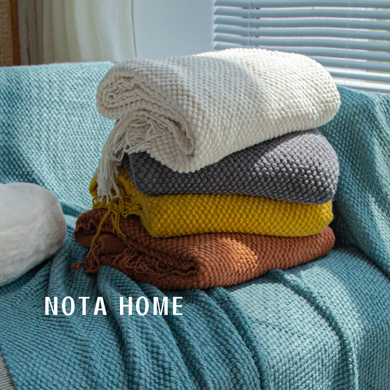 ins网红披肩搭毯厚厚北欧