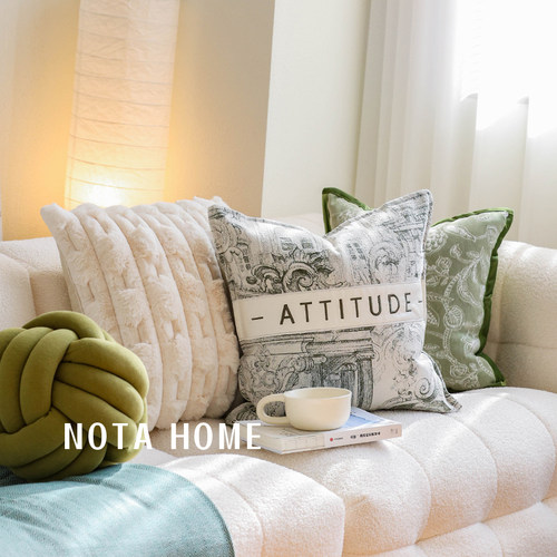 法式轻奢风抱枕高级感靠垫沙发