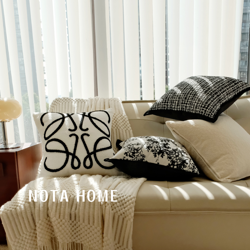 北欧诧寂风轻法式复古抱枕靠垫