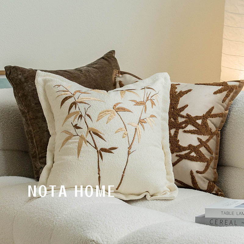 新中式抱枕现代简约中古风靠枕