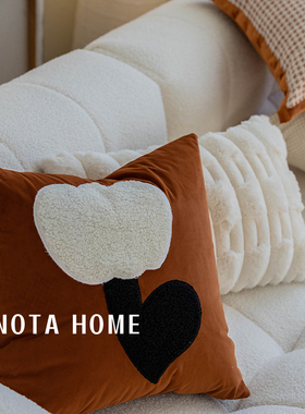 千鸟格抱枕套现代简约靠枕民宿软装靠垫客厅飘窗方枕女生睡觉抱枕