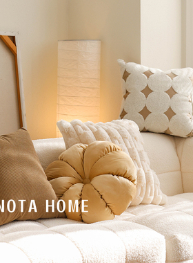 法式轻奢抱枕样板间高级感靠枕客厅沙发靠垫车载腰枕超软方形枕套