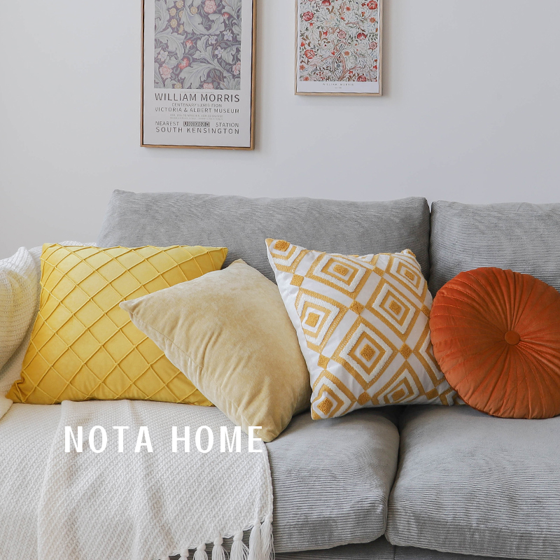 北欧风抱枕沙发靠垫套汽车腰靠