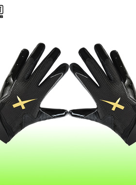 XXBEAST 橄榄球手套美式腰旗橄榄球手套外接手技术手套成人青少年