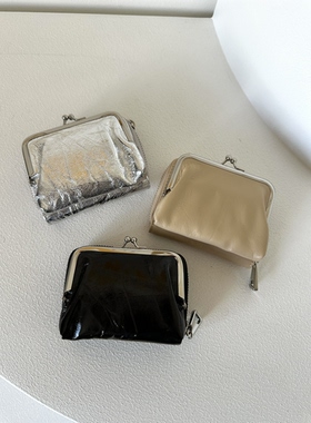 LO AN2025新款真皮钱包女短款小众设计高级感零钱包卡包