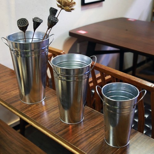 热卖镀锌铁皮田园干花插花铁艺