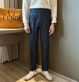 垂感高级感复古牛仔西裤 NR先生男士 款 修身 高腰纯棉廓尔格休闲长裤