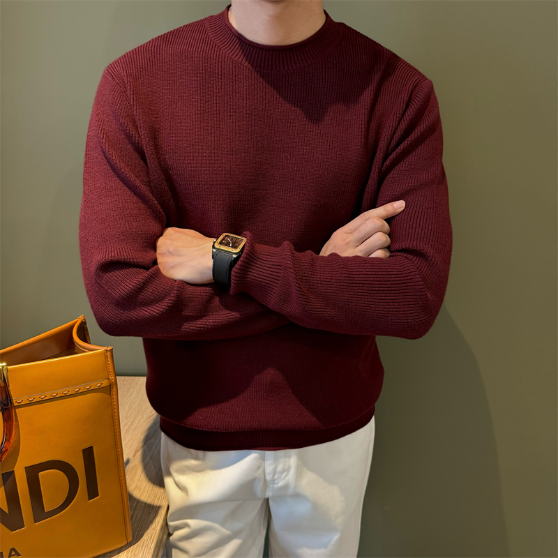 NR先生【安可拉红色】圣诞过年圆领男针织衫秋冬套头休闲保暖毛衣,男装,针织衫/毛衣,淘宝优惠券,粉丝福利购,淘宝优惠卷