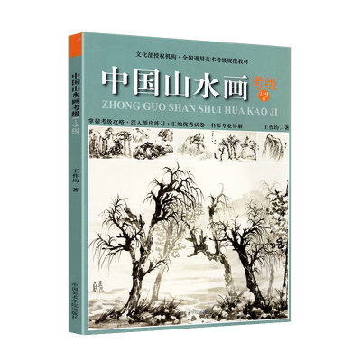 中国山水画考级1-9级 王作均 全国通用美术考级规范教材 中国美术学院考级用书 山水画考级考试大纲及示范图例 中国美术学院出版