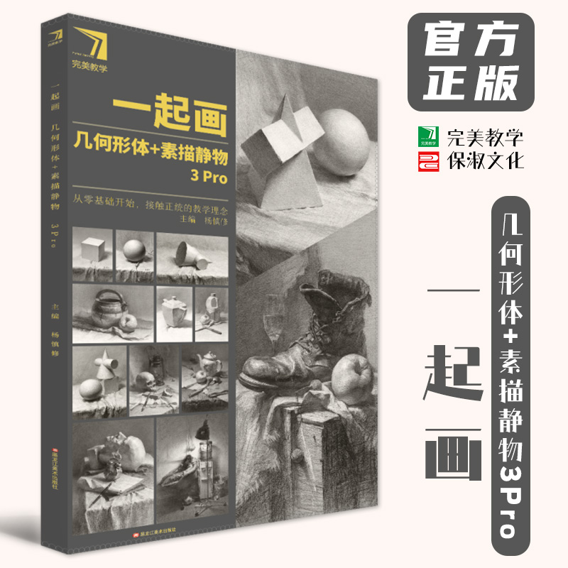 一起画几何形体素描静物3Pro