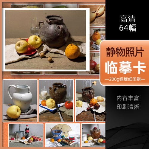 2022素描静物照片临摹卡64幅