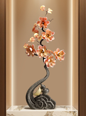 陶瓷花瓶插花高端大气摆件