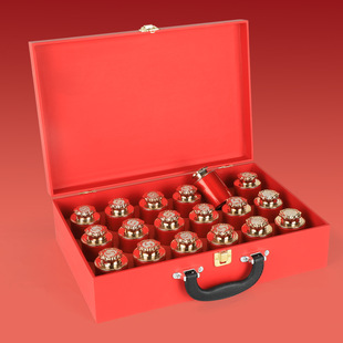 珍藏手提箱大红袍岩骨花香乌龙茶茶叶高档礼盒装送礼送长辈领导