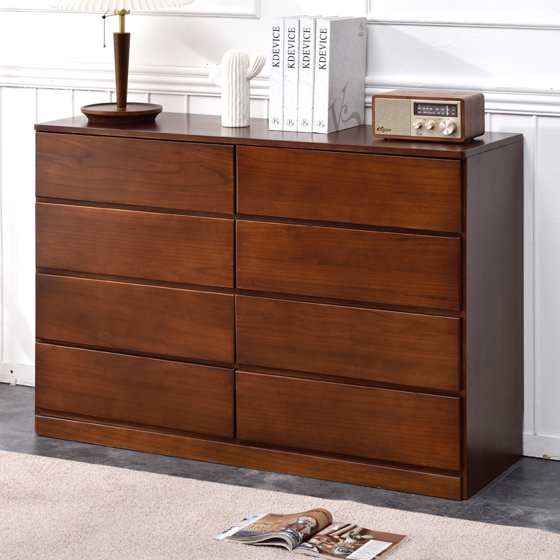 实木卧室多功能客厅整装储物柜子