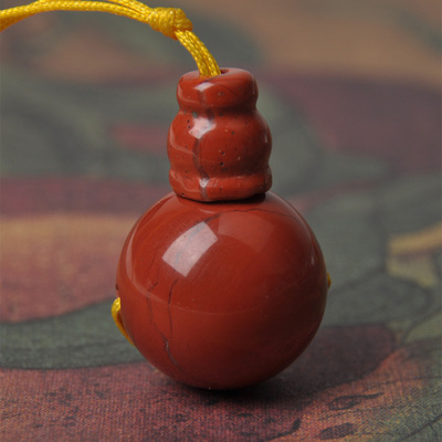 福安阁 红石鸡肝佛头三通佛塔佛珠手串手链配饰DIY配件/套