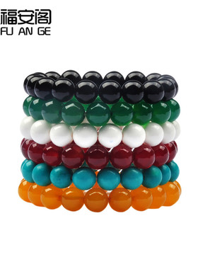 福安阁精品时尚玛瑙天然水晶手链