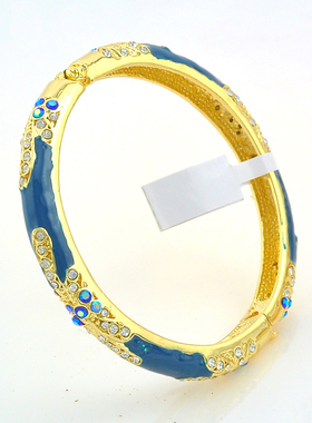 福安阁民族风情人节景泰蓝手镯