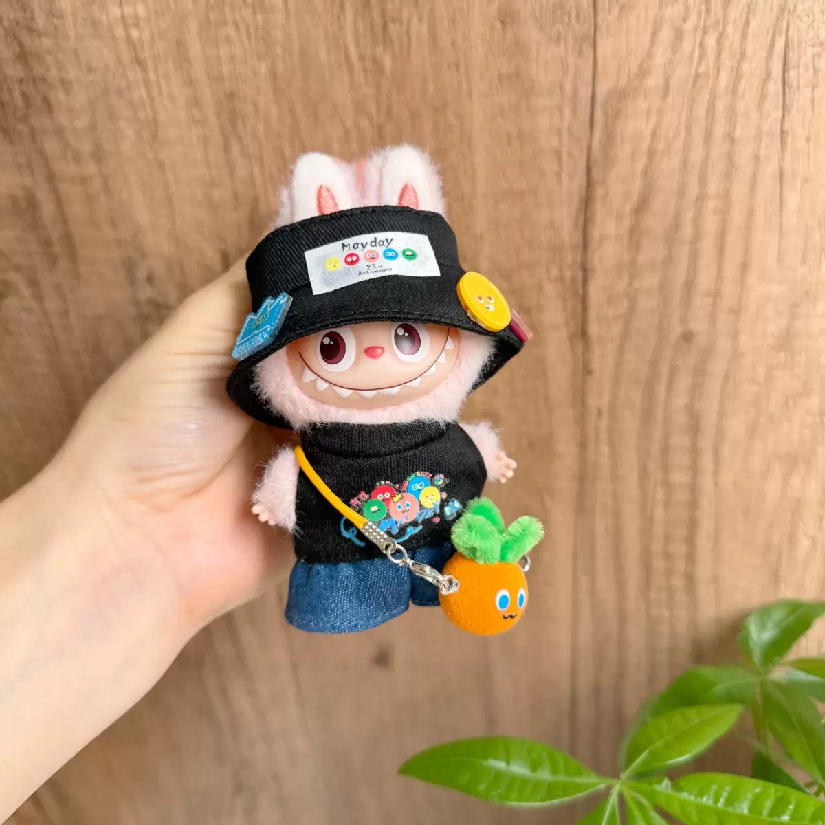 （不含娃）Labubu拉布布娃衣四代五月天套装