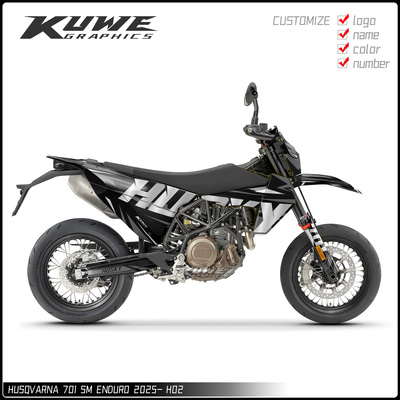 适用于HUSQVARNA701贴纸版画
