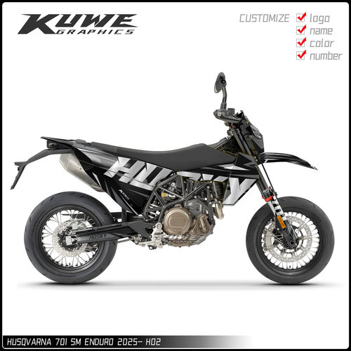 适用于HUSQVARNA701贴纸版画