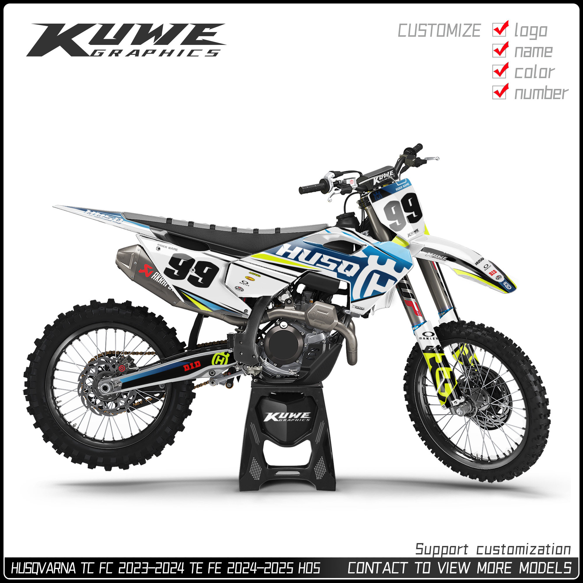 适用于胡斯瓦纳TCFCTEFE贴纸