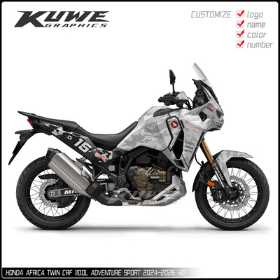 适用于本田非双 CRF 1100L ADV AFRICA TWIN 2024-2026贴纸版画