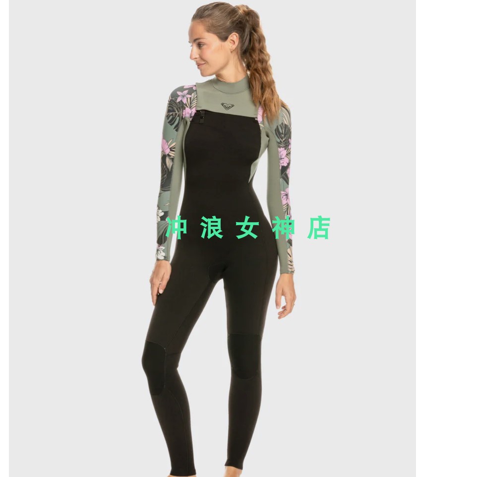 25款Roxy3mm潜水服冲浪全身防寒服湿衣浮潜女 Elite Surf Wetsuit