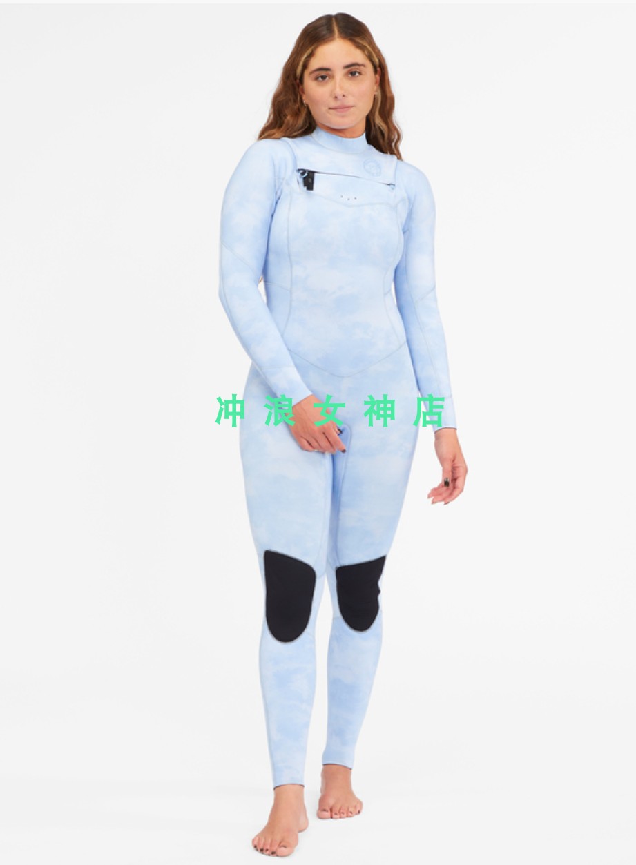 推荐Billabong3/2mm冲浪全身防寒服湿衣潜水服浮潜女 fullwetsuit