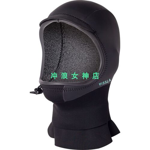 Vissla3mm风筝冲浪防寒帽保暖冬季男7 Seas系列Surf Wetsuit hood