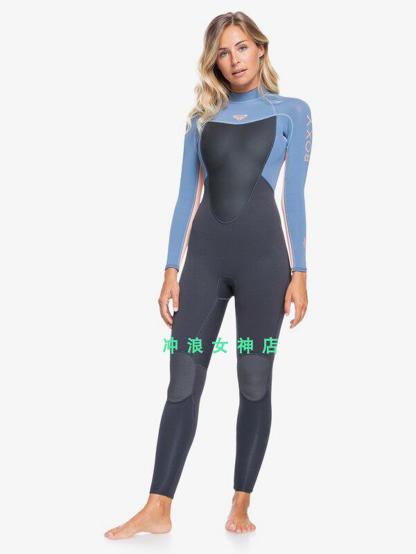 推荐Roxy 3/2mm全身冲浪防寒服湿衣潜水服浮潜防晒女full wetsuit