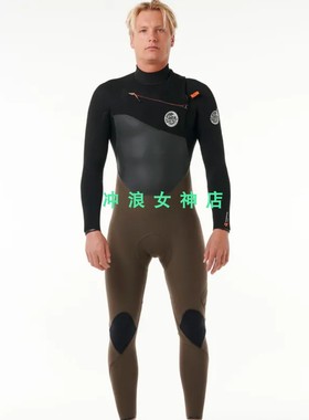 Rip Curl3/2mm防寒服冲浪全身潜水服湿衣保暖男Flashbomb wetsuit
