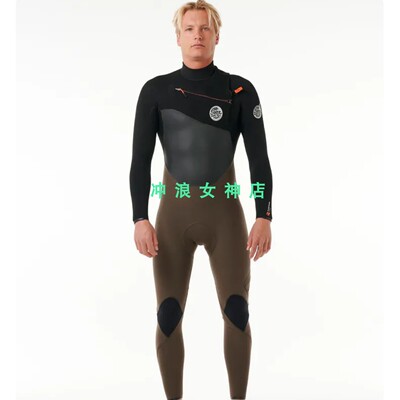 Rip Curl3/2mm防寒服冲浪全身潜水服湿衣保暖男Flashbomb wetsuit