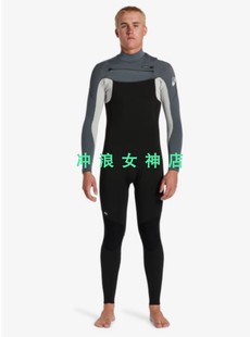Quiksilver4mm全身冲浪防寒服潜水服湿衣男Everyday Sessions系列