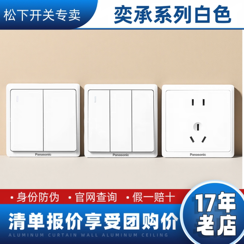 松下奕承雅白五孔正品保证