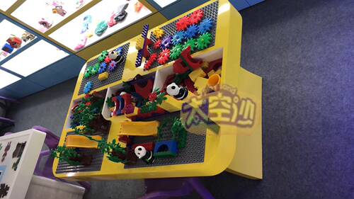 欢乐客积木桌玩具桌展示桌小积木
