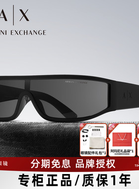 阿玛尼窄框时尚一体式发箍墨镜