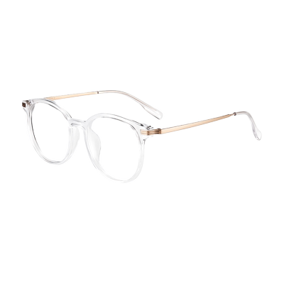 目戏超轻透明近视眼镜框