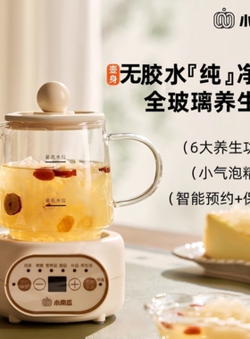小南瓜养生壶家用烧水壶办公室小型煮茶器全自动玻璃花茶壶电炖杯