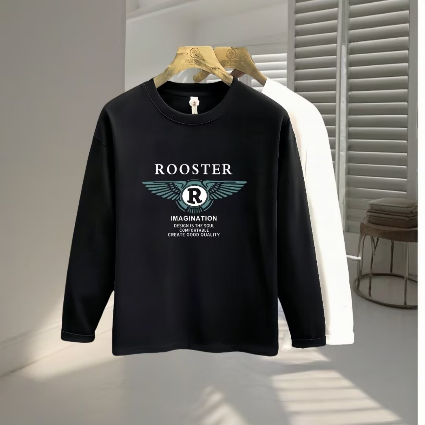 特惠专区丨奥特莱斯丨2025新款美式男卫衣春秋冬季加绒圆领套装