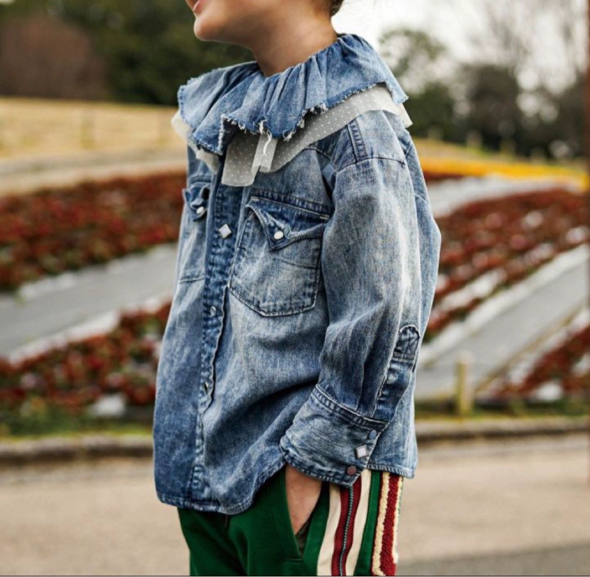 日系潮牌｜原｜秋冬女款可拆卸领子长袖牛仔衬衫,个性定制/设计服务/DIY,运动服饰加工定制,淘宝优惠券,粉丝福利购,淘宝优惠卷