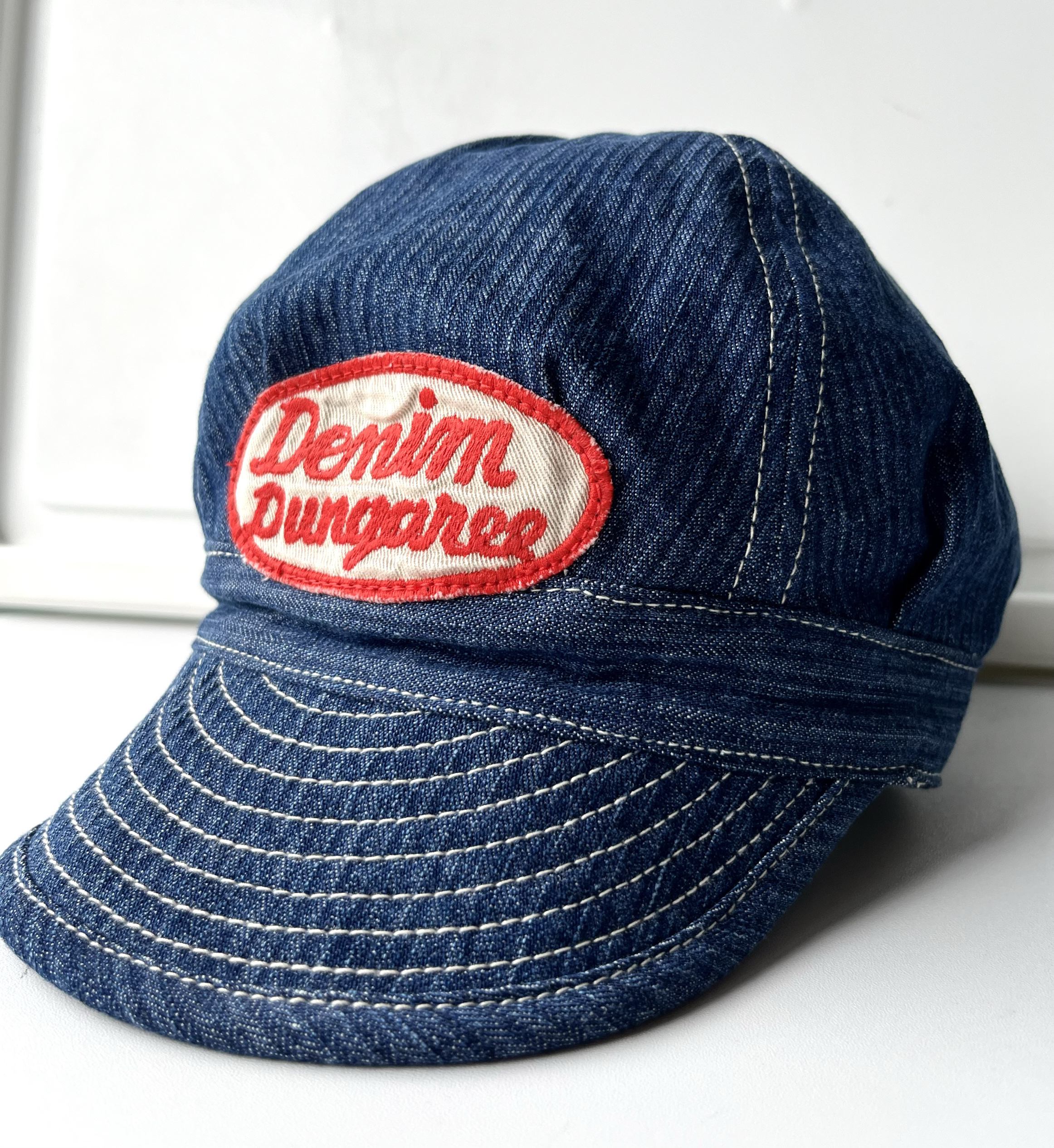 日系潮牌|自制|25春夏男女童通用布贴鸭舌帽