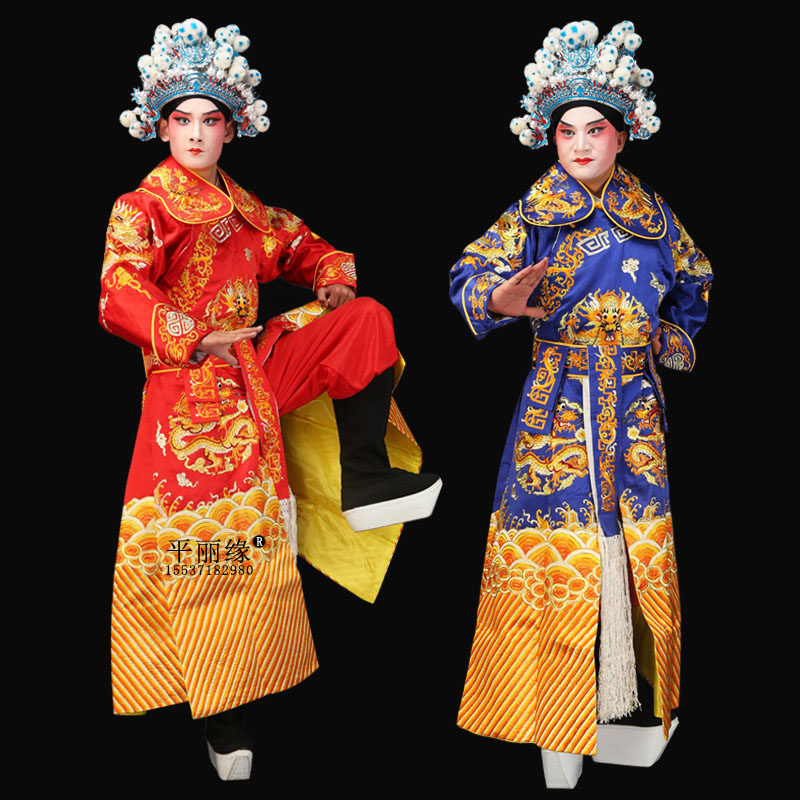 戏曲服装京剧古装舞台演出戏装 大武生 花脸龙箭衣剑袖花剑衣剑蟒