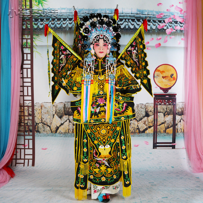戏曲豫剧古装武将刀马旦
