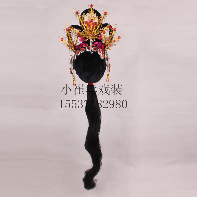 戏剧戏曲舞台演出古装头饰七仙女发饰舞蹈头饰秧歌头饰点钻头饰