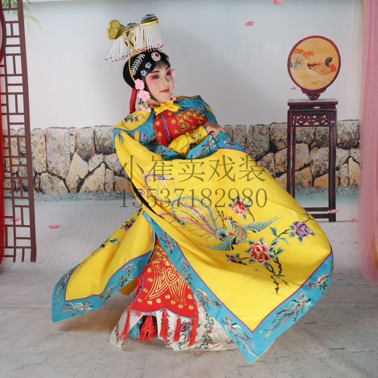 霸王别姬京剧戏装戏曲服装 虞姬服 古装舞台装鱼鳞甲虞姬戏装全套