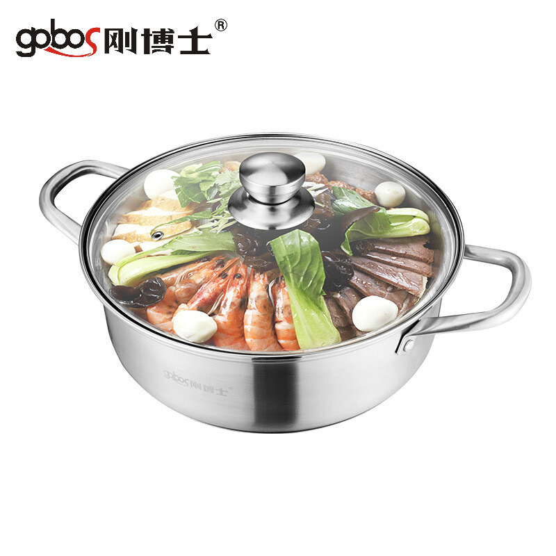 Just doctor( gobos ) 304 Stainless steel Hot Pot Soup pot Hot Pot With cover Furnace general 28cm/30cin the Kitchen/Cooking utensils , Cooking utensils , Cookware/Pot/Kettle , Stockpot  category - from Buy2taobao.com to provide professional Taobao agent buy service