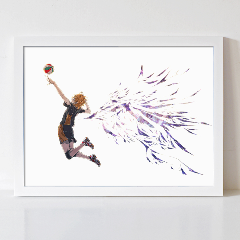 排球少年 日向翔阳 研磨 周边 海报壁画 挂画挂件摆件 生日礼物