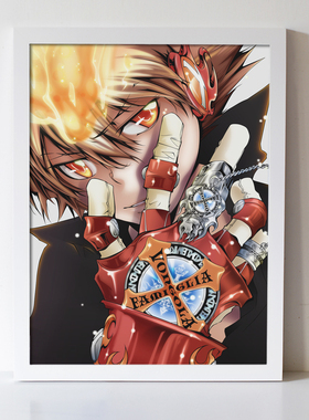 家庭教师reborn 沢田纲吉 狱寺隼人 山本武 云雀恭弥周边挂件挂画